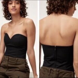 TALULA ARITZIA Black lace Tube Top